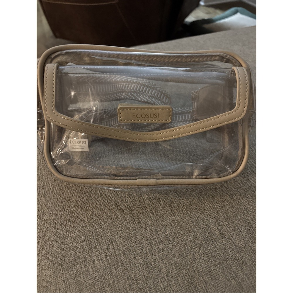 Clear Crossbody Ecosusi Fanny Pack with Adjustable Strap